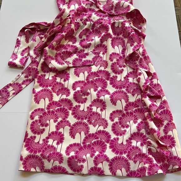 Kate Spade X Florence Broadhurst Audrey Silk Wrap Dress - Picture 12 of 16